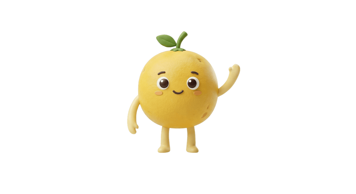 Yuzu 3D Mascot